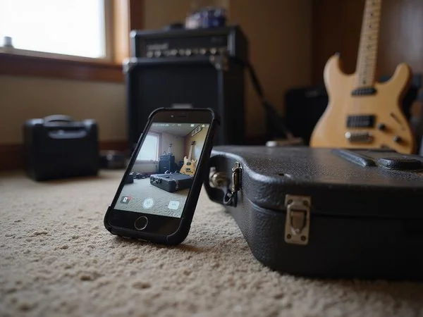 Recording a rough demo on a phone