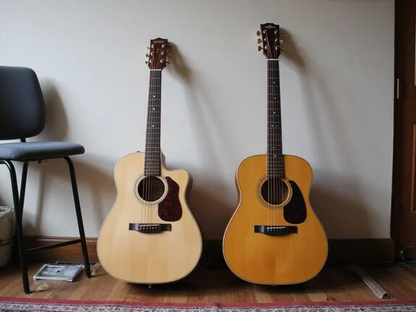 Acoustic guitars in the studio